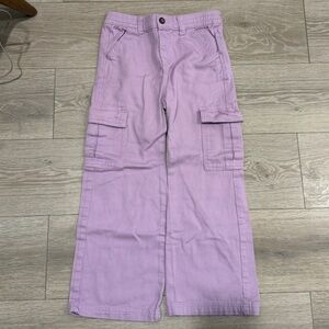 Purple cargo pants